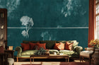 Modern Teal wallpaper for Living Room