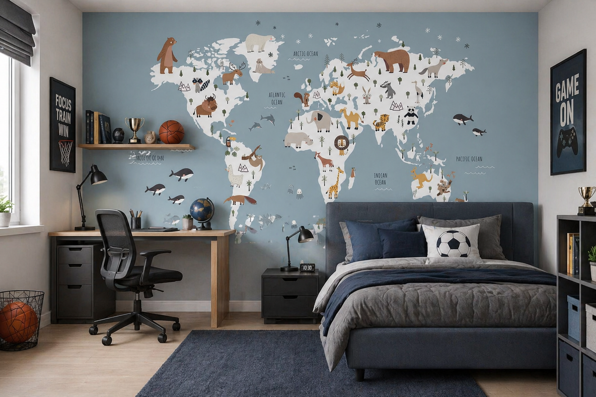 World Map Wallpaper