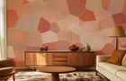 Contemporary Terracotta wallpaper for Living Room