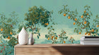 Vintage Turquoise wallpaper for Kitchen
