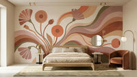 Abstract Warm wallpaper for Bedroom