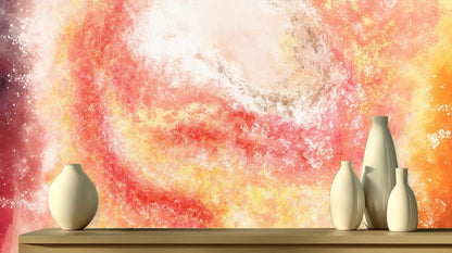 Abstract Warm wallpaper for Living Room