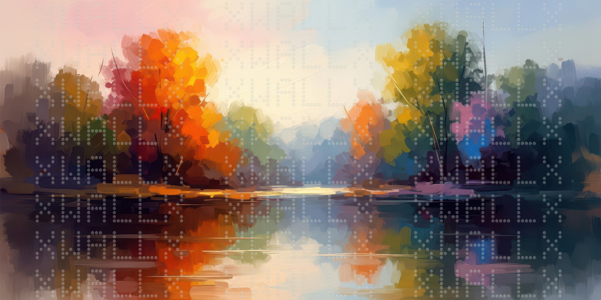 Autumn Reflection Lake Wallpaper