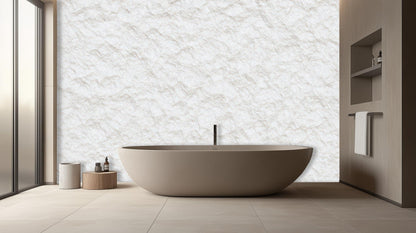 Minimalist White wallpaper for Bathroom