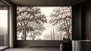 Modern White wallpaper for Living Room