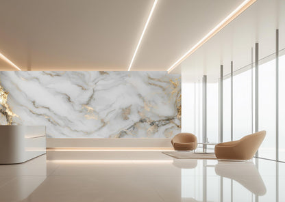 Modern White wallpaper for Living Room