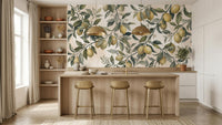 Botanical Yellow wallpaper for Kitchen